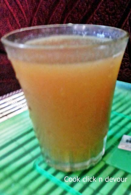 Apple & plums juice