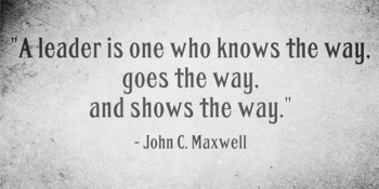 Leadership affirmation from John C. Maxwell