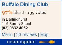 Buffalo Dining Club on Urbanspoon