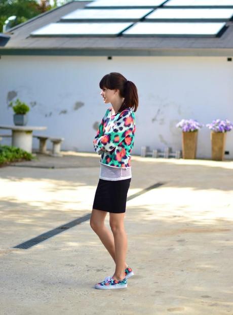 Sunday Funday outfit kenzo leopard vans sweater