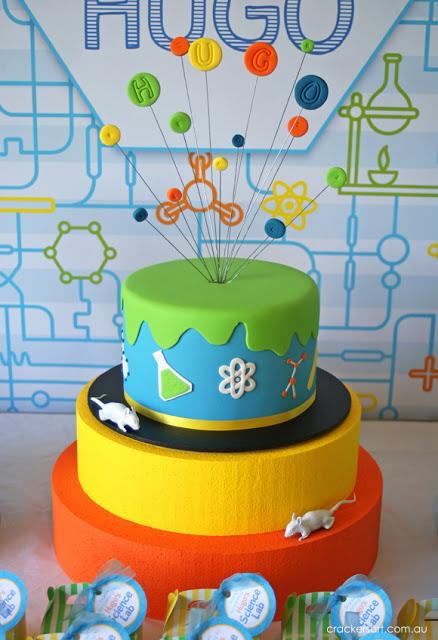 Professor Hugo's Science Themed 8th Birthday Party by Crackers Art ...