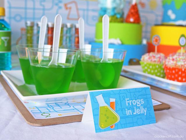 Professor Hugo's Science Themed 8th Birthday Party by Crackers Art