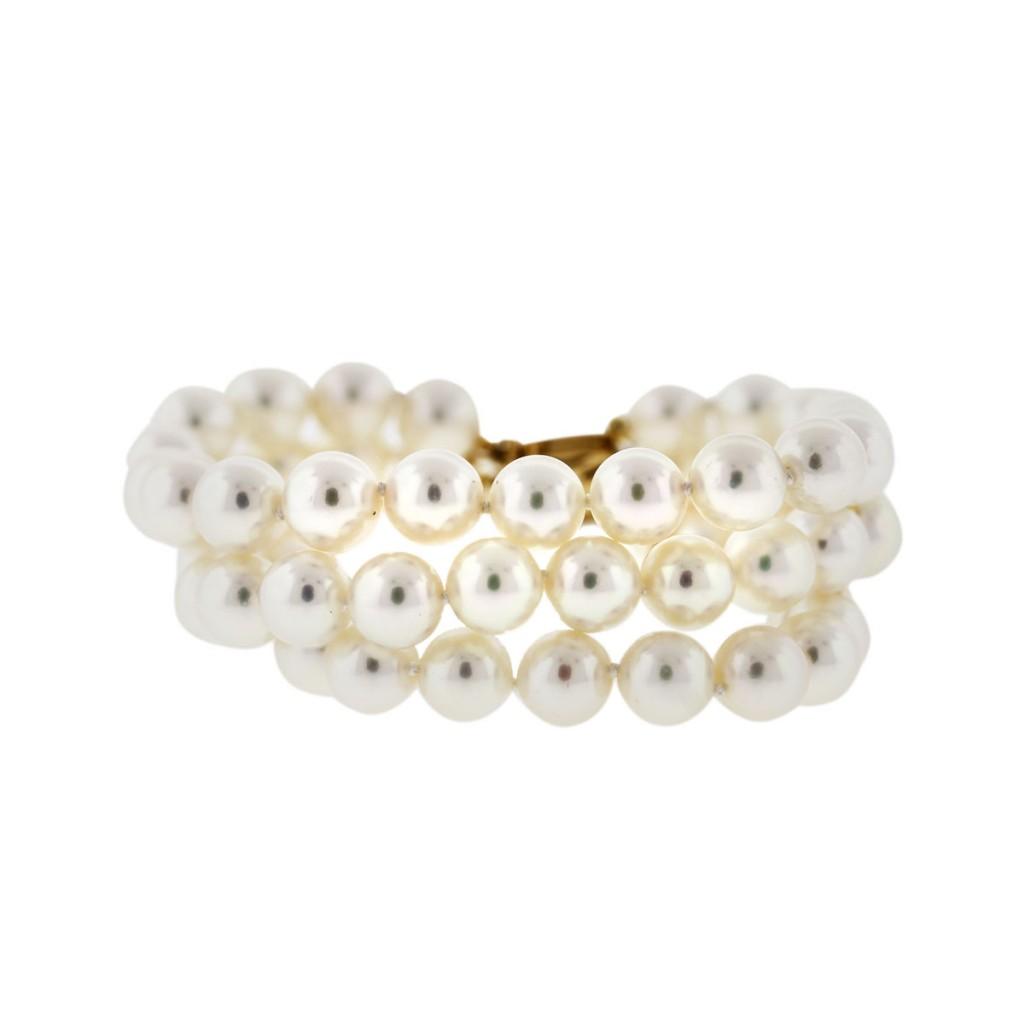 Mikimoto pearl bracelet, pre owned mikimoto pearls