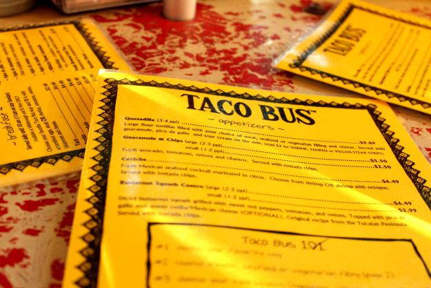 Taco Bus Menus