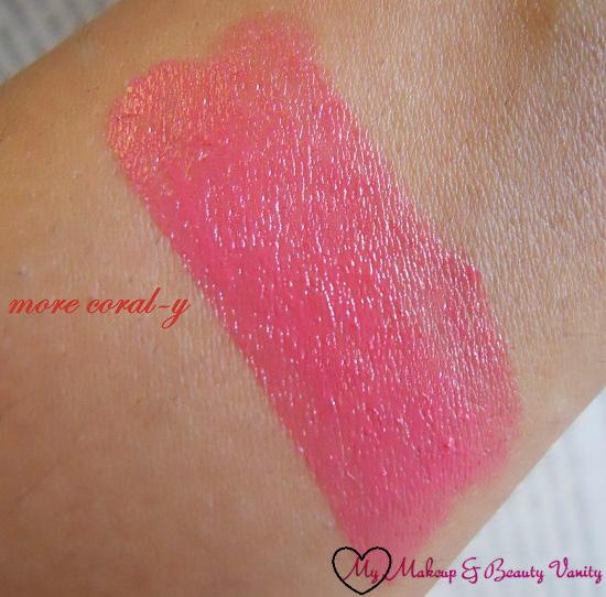 Colorbar Creme Touch Lipstick in Passionate+colorbar lipstick swatch
