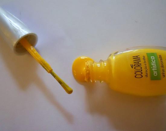 Maybelline Colorama Nail Paint in Amarelo Sol- Review & NOTD+maybelline nail polish