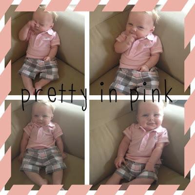 Dressing The Baby: On Sundays We Wear Pink!
