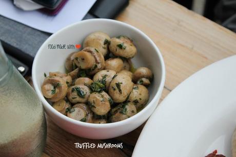 side : truffled mushrooms