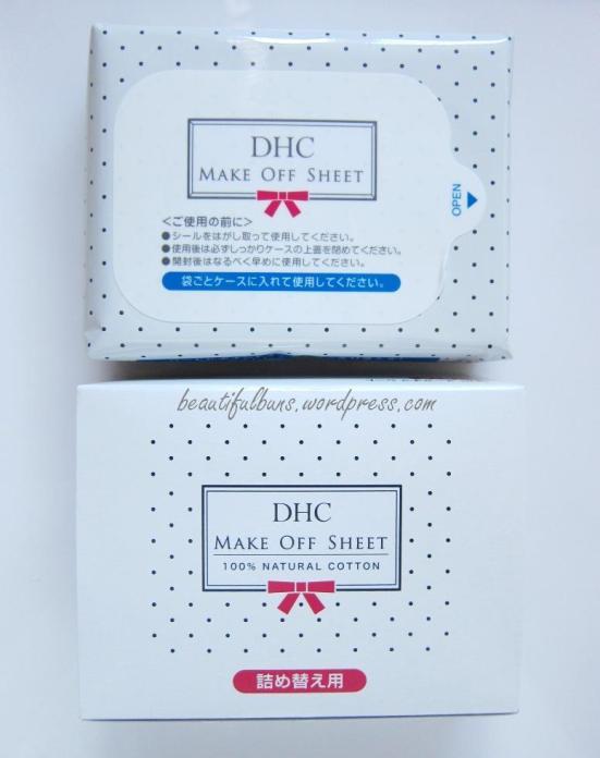 DHC Makeup remover wipes