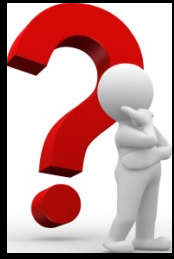 Question mark red clear