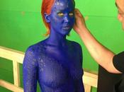 Check Jennifer Lawrence Looking Super Mystique Body Suit