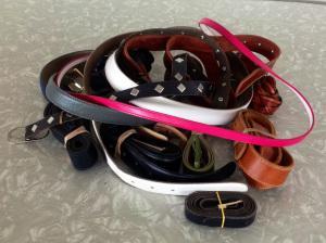 Op Shop Thrifted womens Leather Belts Op 