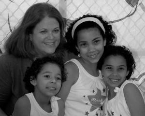 Wendy Thomas with 3 Adopted Sisters