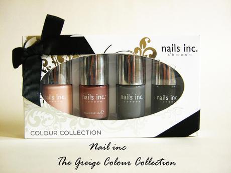 Nails inc -  The Greige Colour Collection