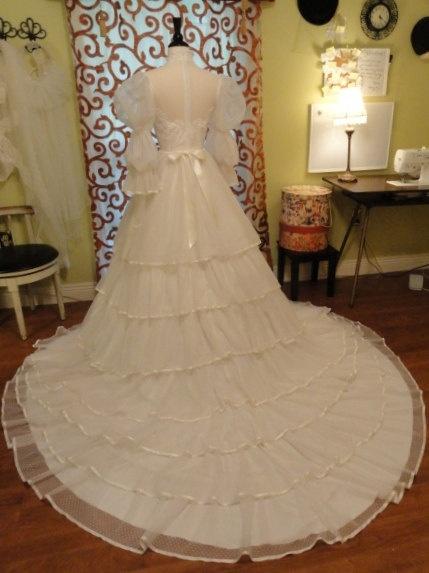 80's Style Wedding Dress