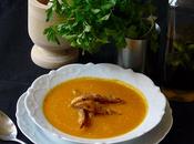 Eastern Carrot Coconut Soup with Grilled Chicken