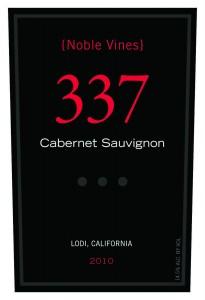 2010 Noble Vines 337 Cabernet Sauvignon label
