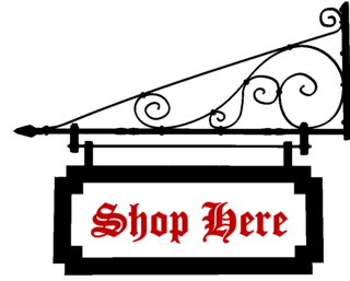 Shop sign shop here