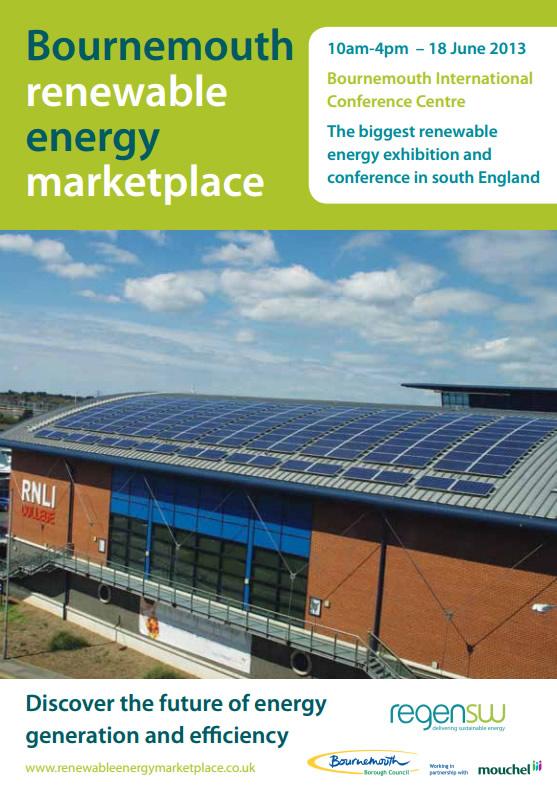 Dorset Energized at Bournemouth Renewable Energy Marketplace 18th June 2013
