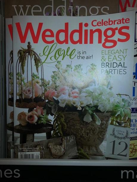 Post image for Belluccia Calligraphy Font featured in Celebrate Weddings Magazine Layout