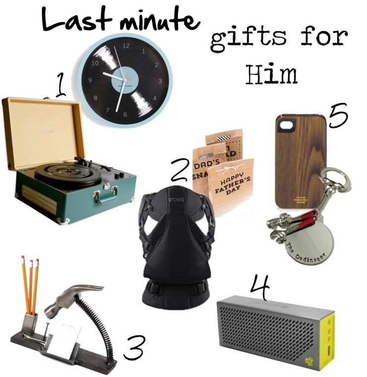 Last minute gifts for him