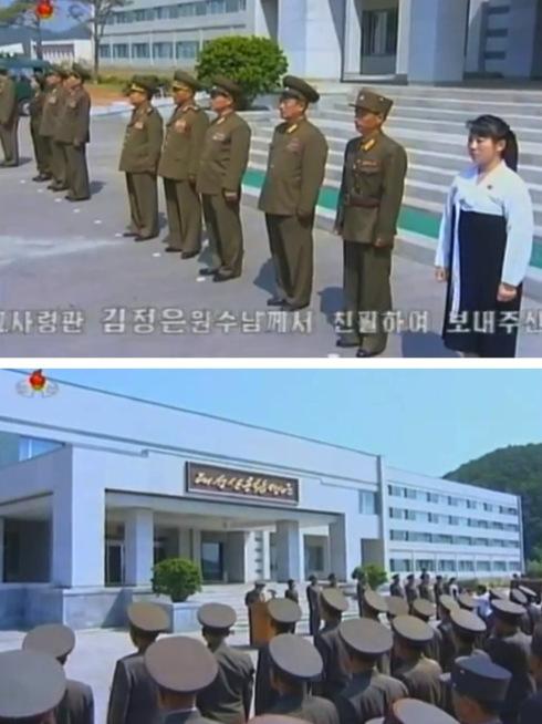 View of a ceremony held to dedicate an autograph stone at Taeso'ngsan General Hospital in Pyongyang on 10 June 2013 (Photos: KCTV screengrabs).
