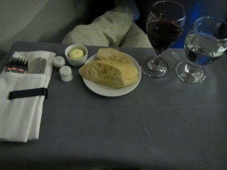 Fancy Flight Dinner in BusinessFirst
