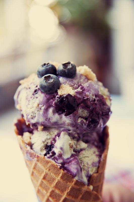 Blueberry Muffin Ice Cream