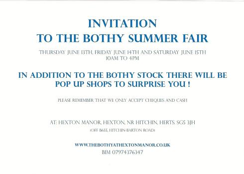 Bothy Invite