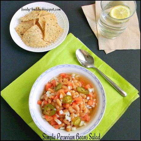 Simple Peruvian (Mayocoba) Beans Salad