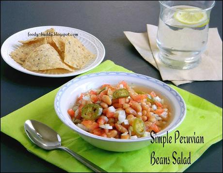 Simple Peruvian (Mayocoba) Beans Salad