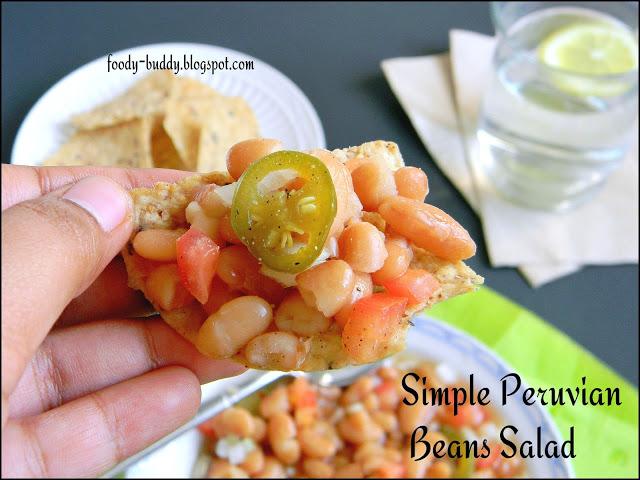 Simple Peruvian (Mayocoba) Beans Salad