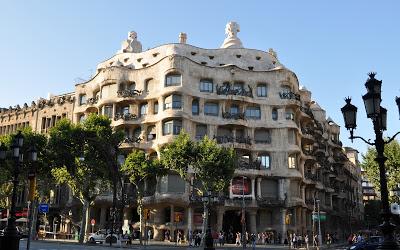Casa Mila, Barcelona, by Antoni Gaudi