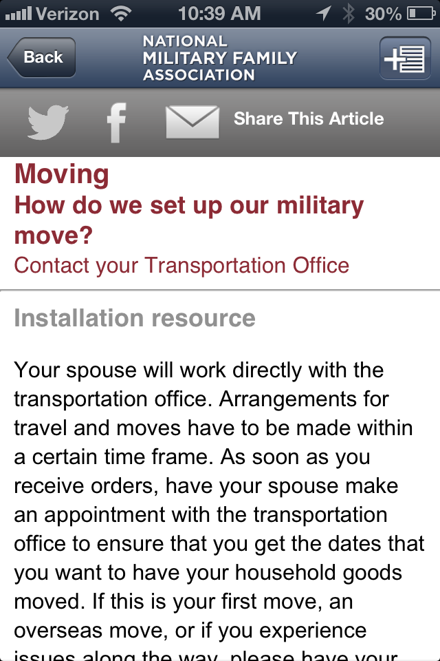 My Military Life App {Review}