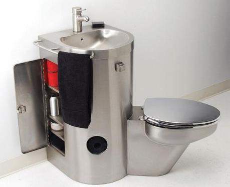 Check out this all in one stainless steel toilet