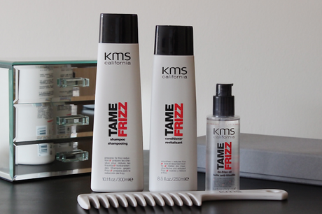 KMS california frizz fighter kit, haircare, blog review