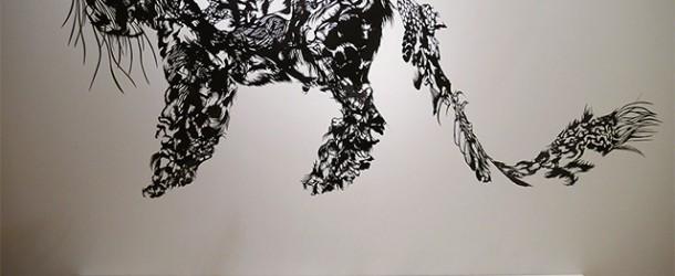 Hand Cut Single Sheet Paper Sculptures by Nahoko Kojima