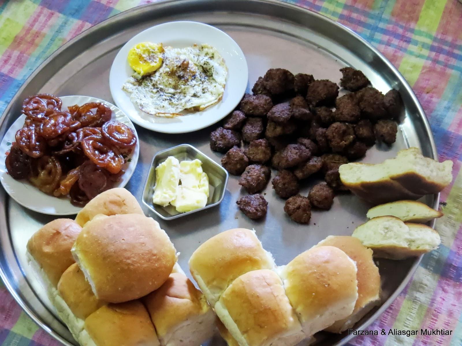 Typical Breakfast in Mumbai , burrpppppp