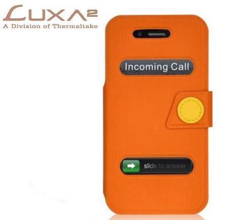 iPhone 4S flip leather case