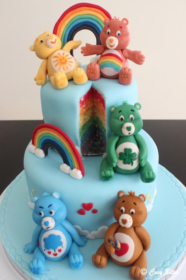 Care Bears Rainbow Cake