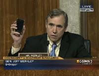 Dem Senator Merkley Waves Verizon Phone At NSA Chief, Demands To Know Why Data Was Seized