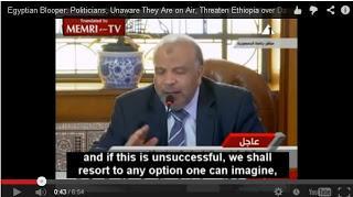 Hot mic catches Egyptian president and cabinet plotting against Israel, America, and Ethiopia