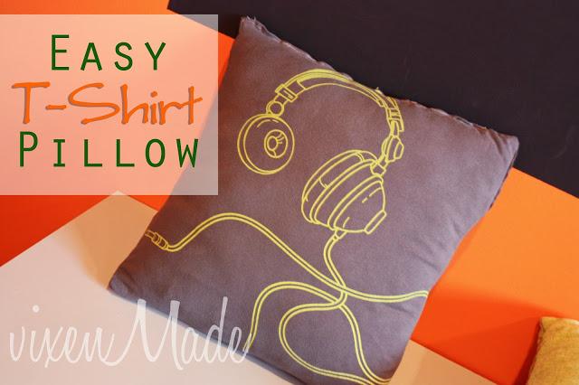 Easy T-Shirt Pillow