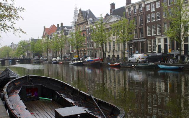 One of the famous Amsterdam canals