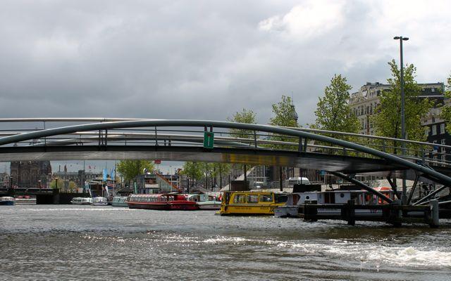 One of the 1500 bridges over the canals in Amsterdam.