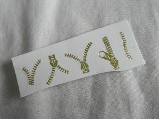 Gold Zipper Water Decal Swatches & Review from Born Pretty Store