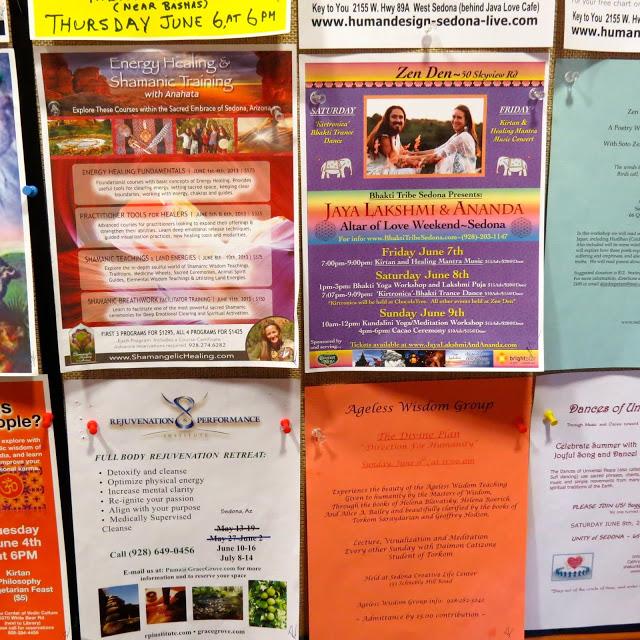 Bulletin-Board-Sedona,Arizona