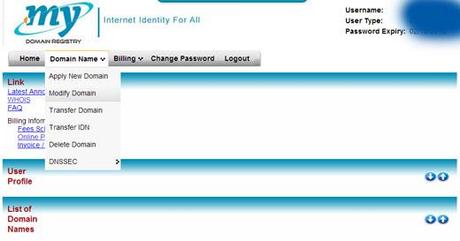 modify-mynic-detail-and-dns How To Change Mynic DNS, Billing And Technical Contact