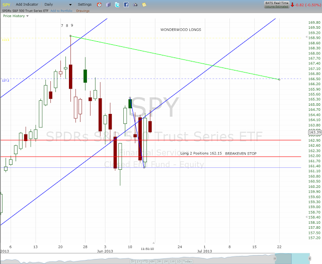 Stock Market Forecast, Outlook and Update: Wonderwood Long Stop Move
