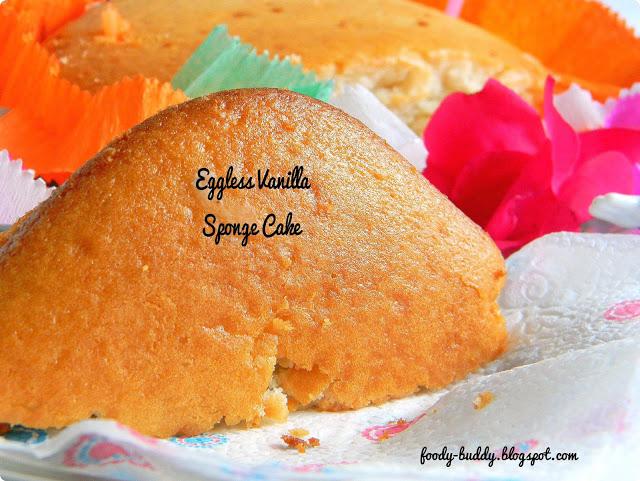 Eggless Vanilla Sponge Cake Using Yogurt / No Egg No Butter Recipe / Step by step Procedure